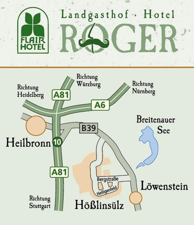 Flair Hotel Landgasthof Roger Löwenstein Extérieur photo